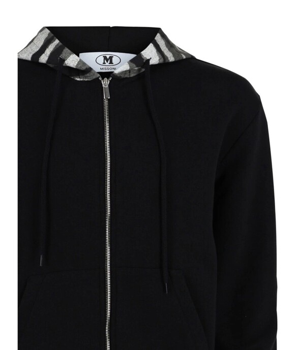 Missoni Other - M Missoni NWT Mens Zig Zag Print Zip Up Hoodie Black & White Size X-Large $690